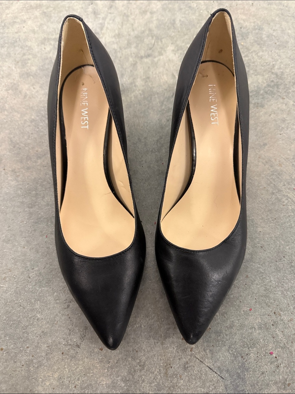 Nine West Classic Black Pointed-Toe Women's Heels
